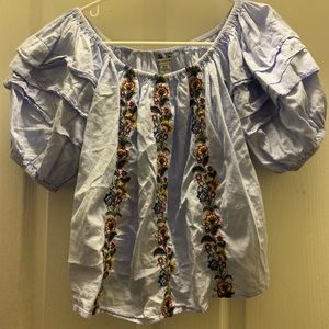 American Eagle Balloon Sleeve of the shoulder top